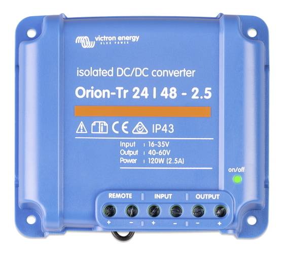 Victron Energy DC/DC-Wandler - 40 V, 60 V/3 A 120 W