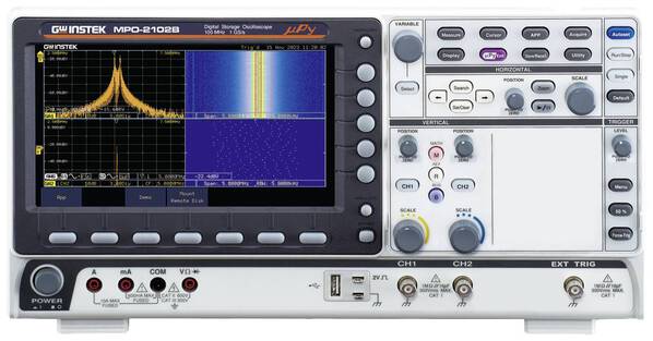 GW Instek MPO-2102B Digital-Oszilloskop 100 MHz 2-Kanal 1 GSa/s 8 Bit 1 St.