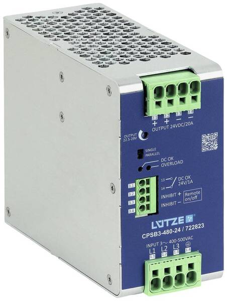 Lütze CPSB3-480-24 Schaltnetzgerät 24 V/DC 20 A 480 W Inhalt 1 St.