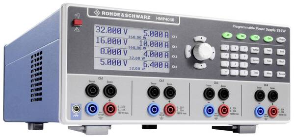 Rohde & Schwarz R&S®HMP4040COM Labornetzgerät, einstellbar 32 V (max.) 10 A (max.) 384 W fernsteuerbar, programmierbar