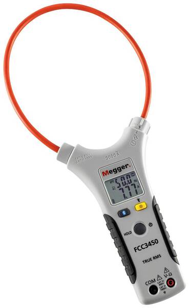 Megger FCC3450 Stromzange digital inkl. Tasche CAT III 1000 V, CAT IV 600 V Anzeige (Counts): 10000