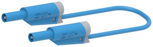 Electro PJP 2710-IEC-CD1-100BL Messleitung Lamellenstecker 4 mm Lamellenstecker 4 mm 1.00 m Blau 1 St.