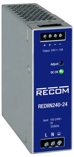 RECOM REDIIN240-24 Hutschienen-Netzteil (DIN-Rail) 24 V 10 A 240 W Anzahl Ausgänge:1 x Inhalt 1 St.