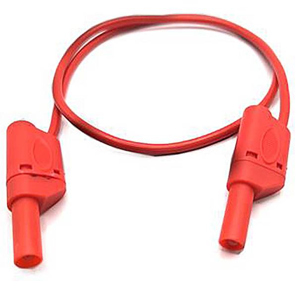 Mueller Electric 22.421-1M-2 Messleitung Bananenstecker 4 mm Bananenstecker 4 mm 1 m Rot 1 St.