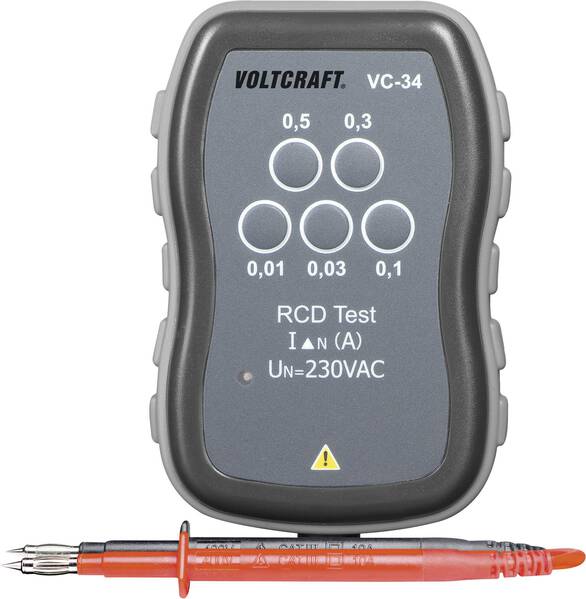 VOLTCRAFT VC-34 FI-Schnelltester CAT III 250 V