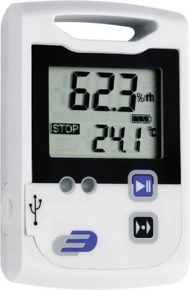 Dostmann Electronic 5005-0110 LOG110 Multi-Datenlogger Messgröße Luftfeuchtigkeit, Temperatur -30 bis 70 °C 0 bis 99 %