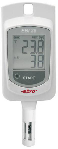 ebro 1340-6202 EBI 25-TH Multi-Datenlogger Messgröße Temperatur, Luftfeuchtigkeit -30 bis 60 °C 0 bis 100 % rF