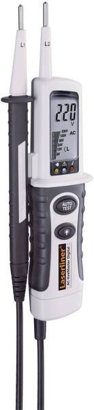 Laserliner AC-tiveMaster Digital Zweipoliger Spannungsprüfer CAT III 1000 V, CAT IV 600 V LCD, LED
