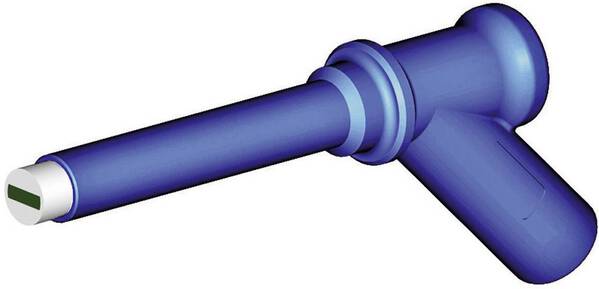 Stäubli XMA-7L Sicherheits-Prüfspitze Steckanschluss 4 mm CAT IV 1000 V Blau 1 St.