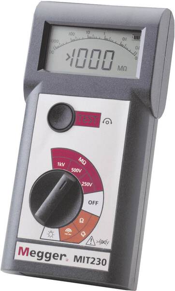 Megger MIT230-EN Isolationsmessgerät 250 V, 500 V, 1000 V 1000 MΩ