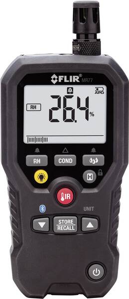 FLIR MR77 Materialfeuchtemessgerät Messbereich Baufeuchtigkeit (Bereich) 0 bis 100 % vol Messbereich Holzfeuchtigkeit (