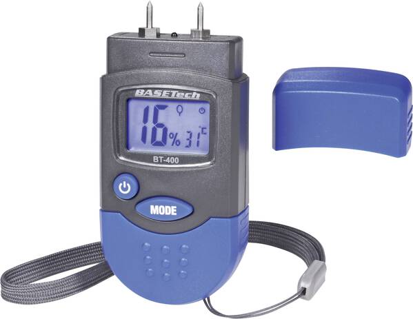 Basetech BT-400 Materialfeuchtemessgerät Messbereich Baufeuchtigkeit (Bereich) 0.2 bis 2.0 % vol Messbereich Holzfeucht