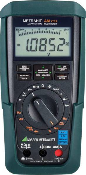 Gossen Metrawatt METRAHIT AM X-TRA Hand-Multimeter kalibriert (DAkkS-akkreditiertes Labor) digital CAT III 1000 V, CAT