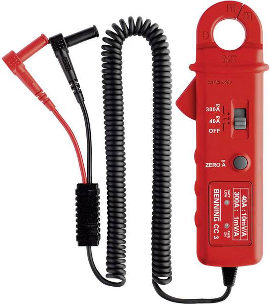 Benning CC 3 Stromzangenadapter Messbereich A/AC (Bereich): 1 - 300 A Messbereich A/DC (Bereich): 1 - 300 A