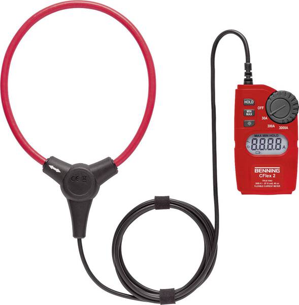 Benning CFlex 2 Stromzange digital CAT IV 600 V Anzeige (Counts): 3000