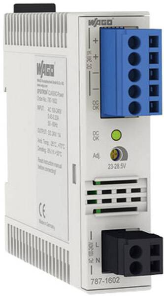 WAGO Kontakttechnik GmbH Hutschienen-Netzteil (DIN-Rail) 24 V/DC 1.2 A 34 W Anzahl Ausgänge:1 x Inhalt 1 St.