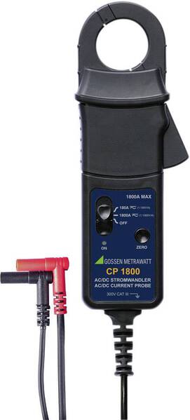 Gossen Metrawatt CP1800 Stromzangenadapter Messbereich A/AC (Bereich): 100 mA - 1250 A Messbereich A/DC (Bereich): 100