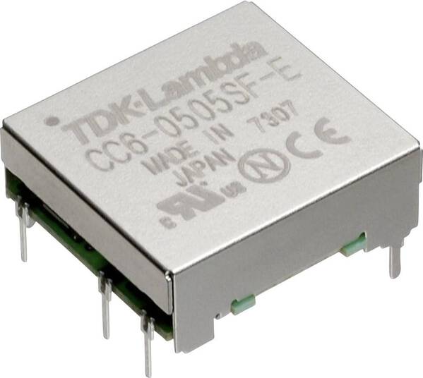 TDK-Lambda CC6-0505SF-E DC/DC-Wandler, Print 5 V/DC 5 V/DC 1 A 6 W Anzahl Ausgänge: 1 x Inhalt 1 St.