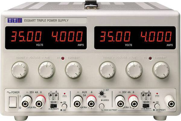 Aim TTi EX354RT Labornetzgerät, einstellbar 0 - 35 V/DC 0 - 4 A 305 W Anzahl Ausgänge 3 x
