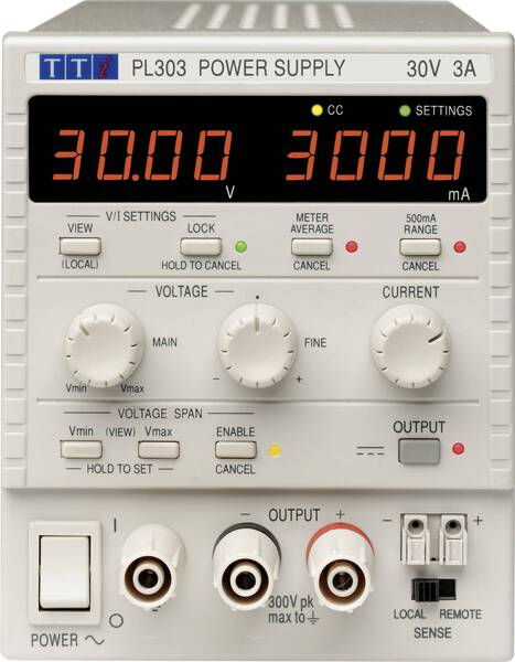 Aim TTi PL303 Labornetzgerät, einstellbar 0 - 30 V/DC 0 - 3 A 90 W Anzahl Ausgänge 1 x