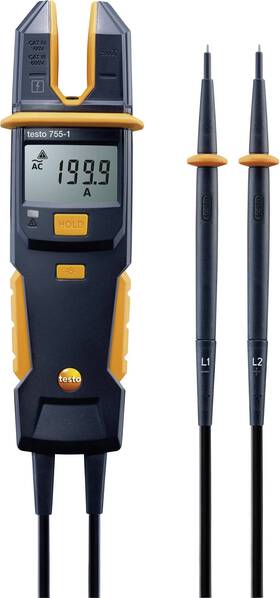 testo 755-1 Hand-Multimeter, Stromzange digital CAT IV 600 V, CAT III 1000 V Anzeige (Counts): 4000