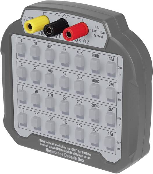 VOLTCRAFT R-BOX 02 Mess-Dekade Widerstand 1 %