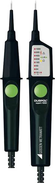 Gossen Metrawatt DUSPOL expert 1000 Zweipoliger Spannungsprüfer CAT III 1000 V, CAT IV 600 V LED, Vibration, Akustik