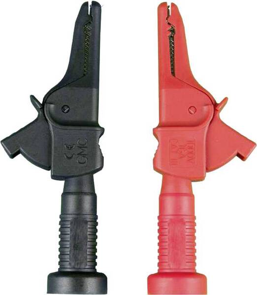 Gossen Metrawatt KY95-3 Krokodilklemmen-Set Buchse 4 mm CAT III 1000 V Schwarz, Rot 1 St.