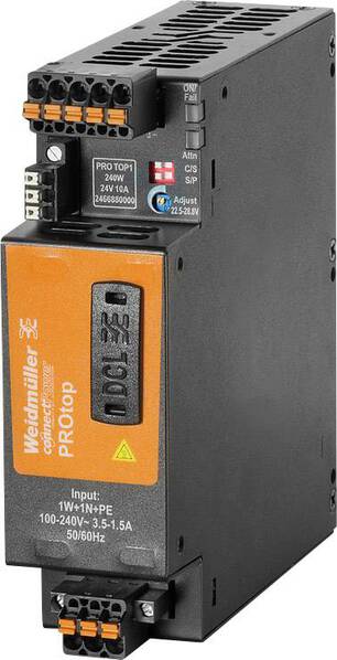 Weidmüller PRO TOP1 240W 24V 10A Schaltnetzgerät 24 V/DC 10 A 240 W Inhalt 1 St.