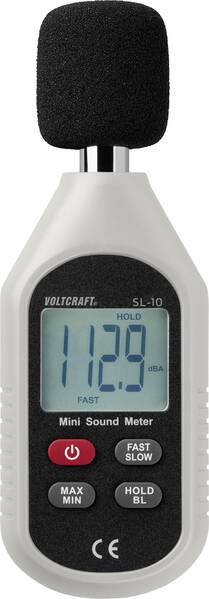 VOLTCRAFT Schallpegel-Messgerät SL-10 30 - 130 dB 31.5 Hz - 8 kHz
