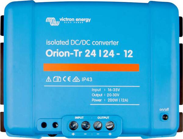Victron Energy Orion-Tr 24/24-12A DC/DC-Wandler 24 V/DC - 24 V/DC/12 A 280 W