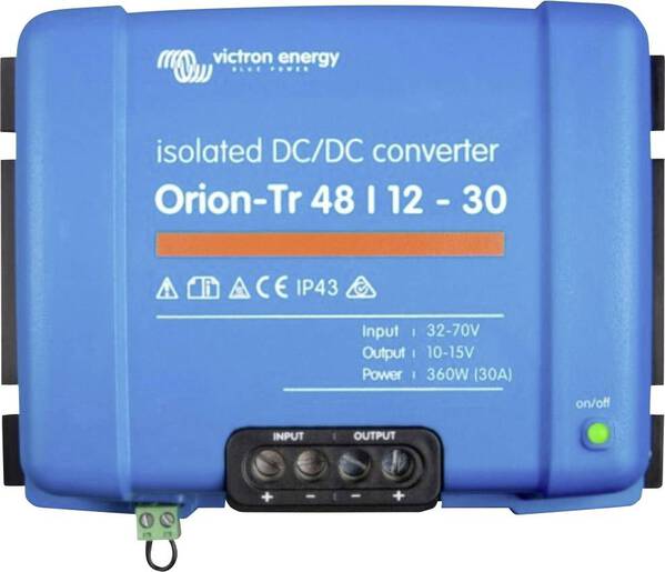 Victron Energy Orion-Tr 48/12-30A DC/DC-Wandler 48 V/DC - 12 V/DC/40 A 430 W