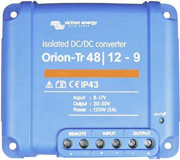 Victron Energy Orion-Tr 48/12-9A DC/DC-Wandler 48 V/DC - 12 V/DC/12.5 A 120 W