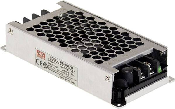 Mean Well RSD-60G-12 DC/DC-Wandler 12 V/DC, 24 V/DC, 36 V/DC - 12 V/DC/5 A 60 W