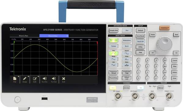 Tektronix AFG31021 Funktionsgenerator netzbetrieben 0.000001 Hz - 25 MHz 1-Kanal Arbiträr, Dreieck, Puls, Rauschen, Rec