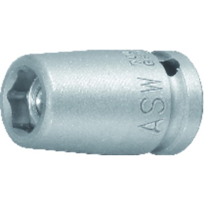 ASW - Kraft-Steckschlüssel-Einsatz 1/4" 13mm Magn.