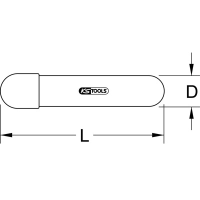 KSTOOLS® - Tülle mit Schutzisolierung und Klemmkappe, 10mm