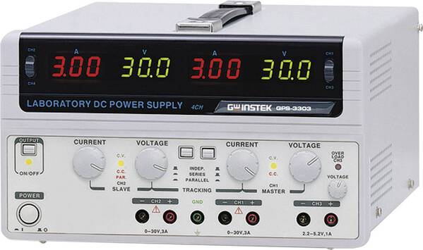 Labornetzgerät, einstellbar GW Instek GPS-3303-S 0 - 30 V/DC 0 - 3 A 195 W Anzahl Ausgänge 3 x