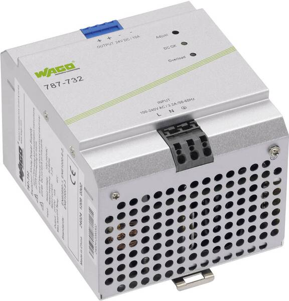 WAGO EPSITRON® ECO POWER 787-732 Hutschienen-Netzteil (DIN-Rail) 24 V/DC 10 A 240 W Anzahl Ausgänge:1 x Inhalt 1 St.