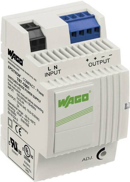 WAGO EPSITRON® COMPACT POWER 787-1001 Hutschienen-Netzteil (DIN-Rail) 12 V/DC 2 A 24 W Anzahl Ausgänge:2 x Inhalt 1 St