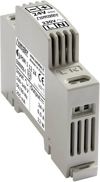 Comatec PSM11224 Hutschienen-Netzteil (DIN-Rail) 24 V/DC 0.5 A 12 W Inhalt 1 St.