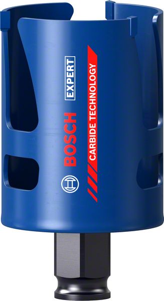 BOSCH EXPERT Construction Material Lochsäge, 57 x 60 mm. Für Dreh- und Schlagbohrer