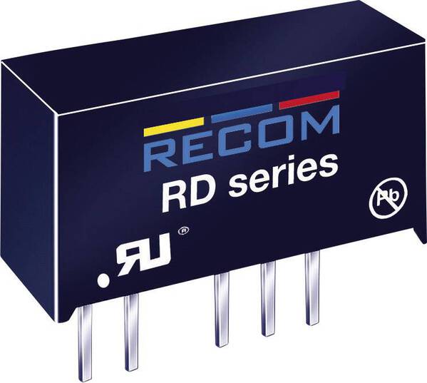 RECOM RD-0515D DC/DC-Wandler, Print 5 V/DC 15 V/DC, -15 V/DC 66 mA 2 W Anzahl Ausgänge: 2 x Inhalt 1 St.