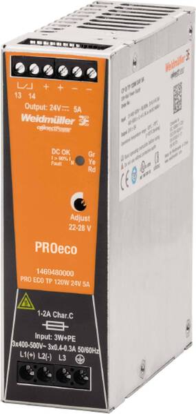 Weidmüller PRO ECO 120W 12V 10A Schaltnetzgerät 12 V/DC 10 A 120 W Inhalt 1 St.