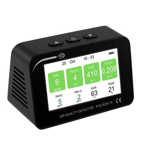 PCE Instruments PCE-RCM 16 Luftfeuchtemessgerät (Hygrometer) 20 % rF 90 % rF