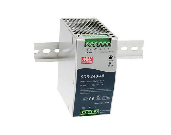 Mean Well SDR-240-24 Hutschienen-Netzteil (DIN-Rail) 24 V/DC 10 A 240 W Anzahl Ausgänge:1 x Inhalt 1 St.