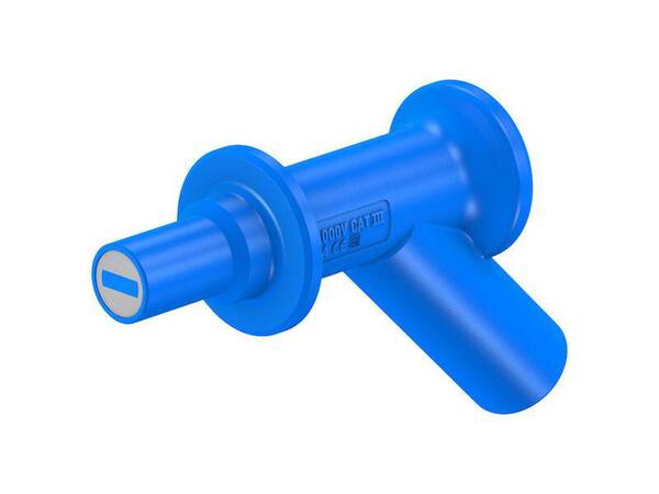 Stäubli XMA-7 Sicherheits-Prüfspitze Steckanschluss 4 mm CAT III 1000 V Blau 1 St.