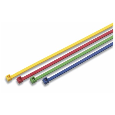 cimco® - Kabelbinder gelb BxL 2,5 x 100mm Kabelbaum¸ 2-24mm Mindestzugfestigkeit