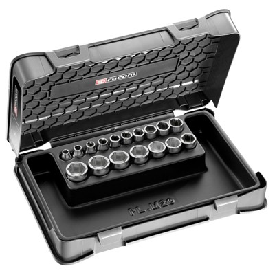 Facom - Steckschlüssel-Set 3/8" 6-Kant, 17-teilig J.401