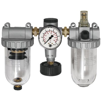 RIEGLER® - Wartungseinheit 3-teilig »Standard«, mit PC-Behälter, BG 2, G 3/8"
